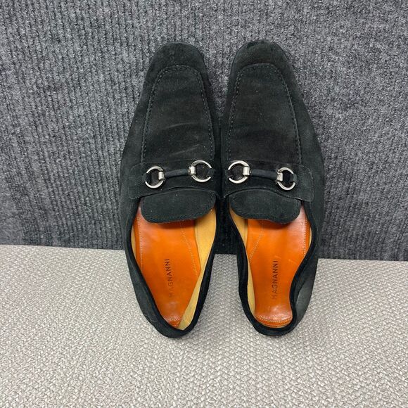 Magnanni Rafa V Black Suede Bit Loafers Slip On Dress Shoes Mens 10 M main image 4
